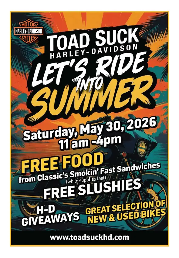 Let's Ride Summer, seasonal campaign designed in house by Secret Squirrel Ent. Group