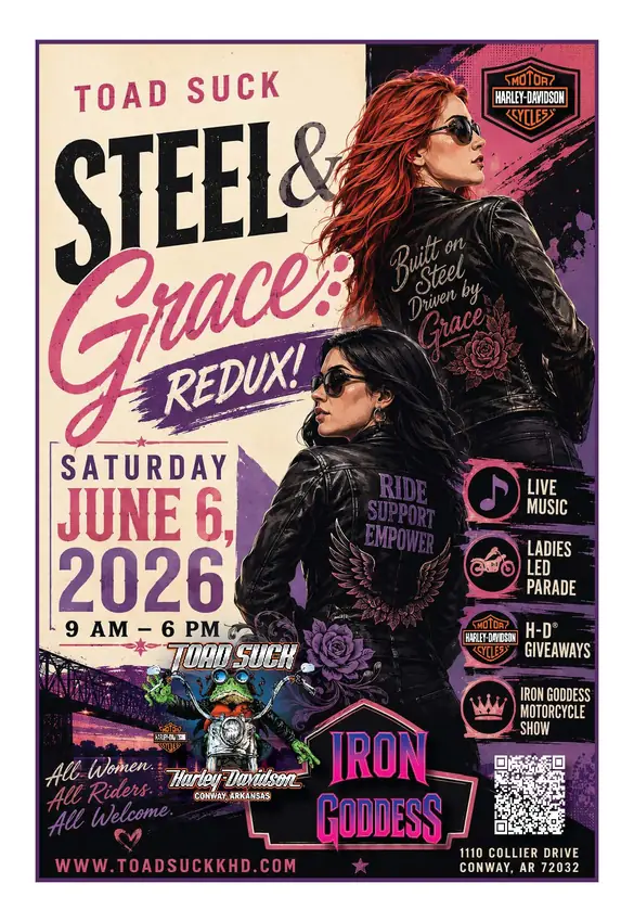 Steel and Grace, event campaign designed in house by Secret Squirrel Ent. Group