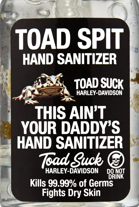 Toad Spit Label, product label designed in house by Secret Squirrel Ent. Group